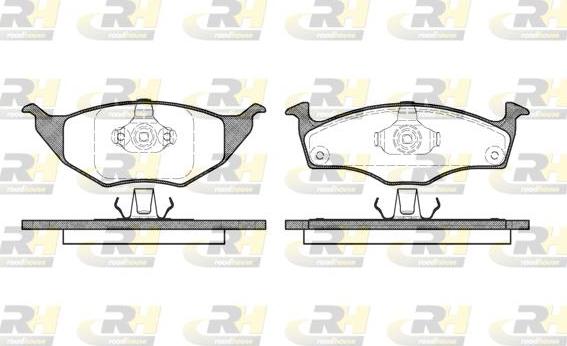 Roadhouse 2718.00 - Kit de plaquettes de frein, frein à disque cwaw.fr