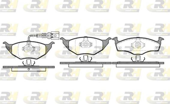 Roadhouse 2718.11 - Kit de plaquettes de frein, frein à disque cwaw.fr