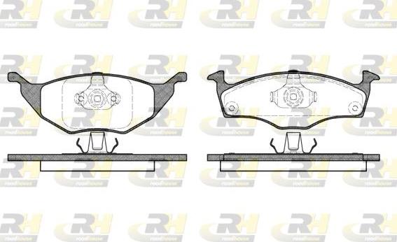 Roadhouse 2718.20 - Kit de plaquettes de frein, frein à disque cwaw.fr