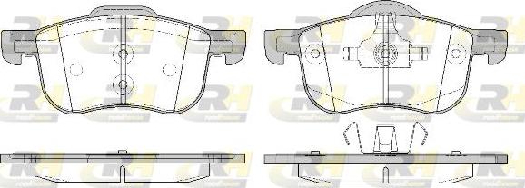 Roadhouse 2713.10 - Kit de plaquettes de frein, frein à disque cwaw.fr