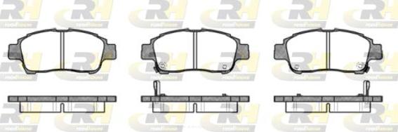 Roadhouse 2712.02 - Kit de plaquettes de frein, frein à disque cwaw.fr