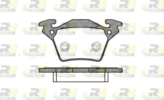 Roadhouse 2717.00 - Kit de plaquettes de frein, frein à disque cwaw.fr