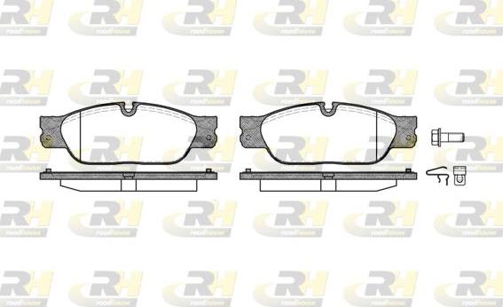 Roadhouse 2731.20 - Kit de plaquettes de frein, frein à disque cwaw.fr