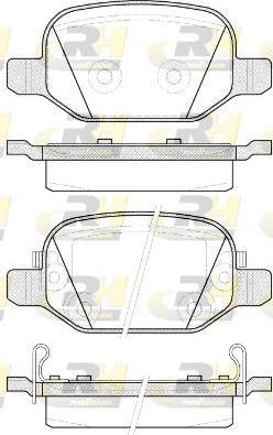 Roadhouse 2727.52 - Kit de plaquettes de frein, frein à disque cwaw.fr