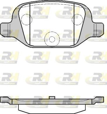 Roadhouse 2727.00 - Kit de plaquettes de frein, frein à disque cwaw.fr