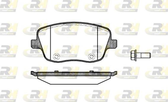 Roadhouse 2775.00 - Kit de plaquettes de frein, frein à disque cwaw.fr