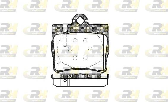 Roadhouse 2770.00 - Kit de plaquettes de frein, frein à disque cwaw.fr