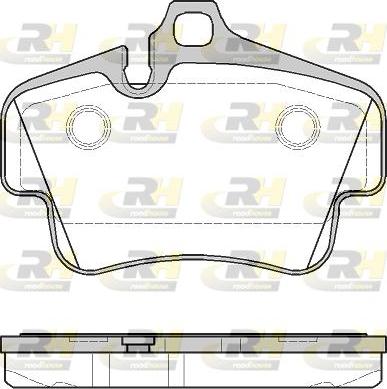 Roadhouse 2773.30 - Kit de plaquettes de frein, frein à disque cwaw.fr