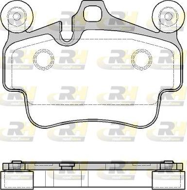 Roadhouse 2773.20 - Kit de plaquettes de frein, frein à disque cwaw.fr