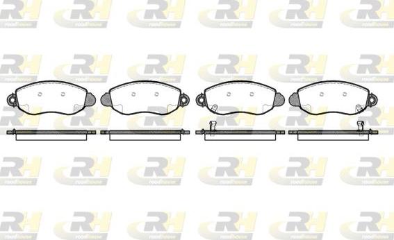 Roadhouse 2772.02 - Kit de plaquettes de frein, frein à disque cwaw.fr