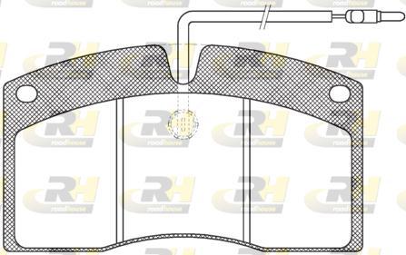 Roadhouse JSX 2505.40 - Kit de plaquettes de frein, frein à disque cwaw.fr