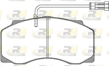 Roadhouse JSX 2661.40 - Kit de plaquettes de frein, frein à disque cwaw.fr