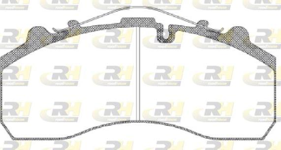 Roadhouse JSX 2637.00 - Kit de plaquettes de frein, frein à disque cwaw.fr