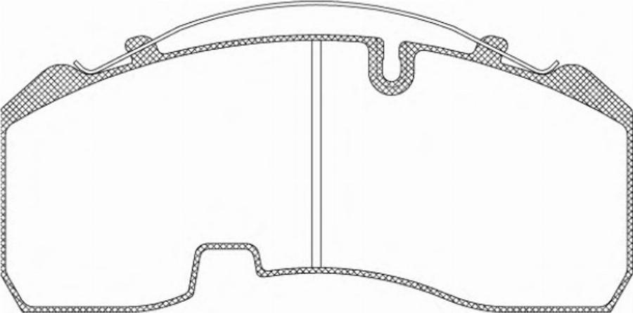 Roadhouse JSX 21084.00 - Kit de plaquettes de frein, frein à disque cwaw.fr