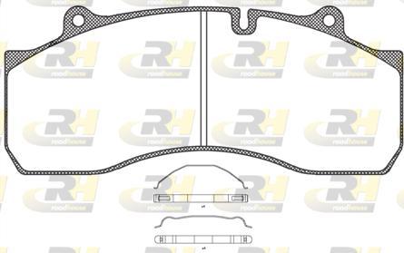 Roadhouse JSX 21073.00 - Kit de plaquettes de frein, frein à disque cwaw.fr