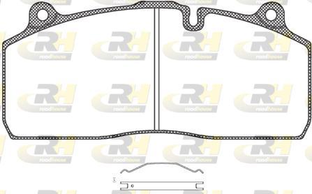 Roadhouse JSX 21316.00 - Kit de plaquettes de frein, frein à disque cwaw.fr