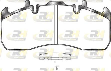 Roadhouse JSX 21317.00 - Kit de plaquettes de frein, frein à disque cwaw.fr