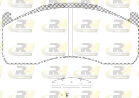 Roadhouse JSX 21328.00 - Kit de plaquettes de frein, frein à disque cwaw.fr