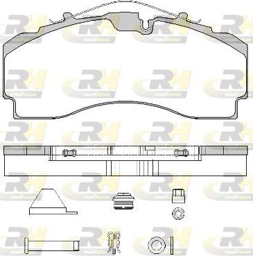 Roadhouse JSX 21704.80 - Kit de plaquettes de frein, frein à disque cwaw.fr