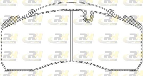 Roadhouse JSX 2814.00 - Kit de plaquettes de frein, frein à disque cwaw.fr