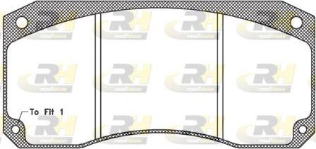 Roadhouse JSX 2346.40 - Kit de plaquettes de frein, frein à disque cwaw.fr