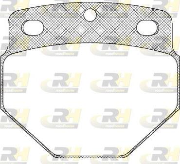 Roadhouse JSX 2327.00 - Kit de plaquettes de frein, frein à disque cwaw.fr