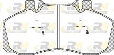 Roadhouse JSX 2245.20 - Kit de plaquettes de frein, frein à disque cwaw.fr