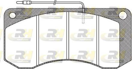 Roadhouse JSX 2258.40 - Kit de plaquettes de frein, frein à disque cwaw.fr