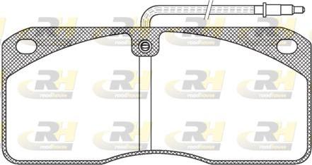 Roadhouse JSX 2278.40 - Kit de plaquettes de frein, frein à disque cwaw.fr