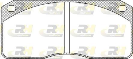 Roadhouse JSX 2278.00 - Kit de plaquettes de frein, frein à disque cwaw.fr