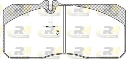 Roadhouse JSX 2278.20 - Kit de plaquettes de frein, frein à disque cwaw.fr