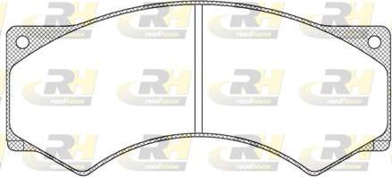 Roadhouse JSX 2277.00 - Kit de plaquettes de frein, frein à disque cwaw.fr