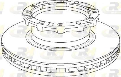 Truckfrenos TF.28.25.1001 - Disque de frein cwaw.fr