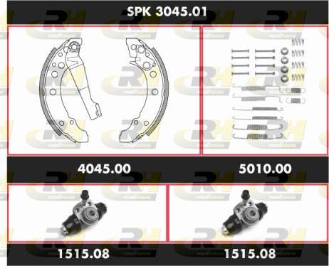 Roadhouse SPK 3045.01 - Jeu de mâchoires de frein cwaw.fr