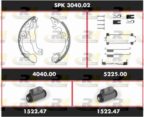 Roadhouse SPK 3040.02 - Jeu de mâchoires de frein cwaw.fr