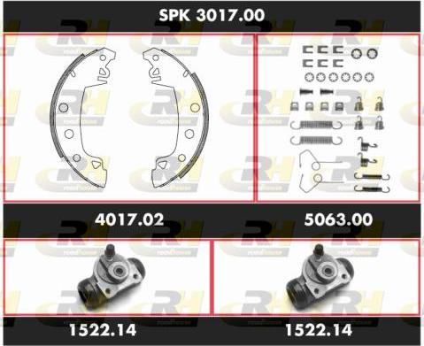 Roadhouse SPK 3017.00 - Jeu de mâchoires de frein cwaw.fr