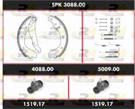 Roadhouse SPK 3088.00 - Jeu de mâchoires de frein cwaw.fr