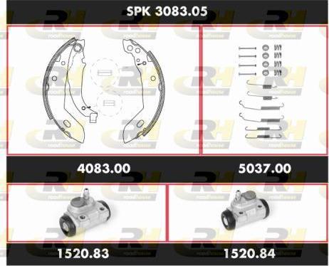 Roadhouse SPK 3083.05 - Jeu de mâchoires de frein cwaw.fr