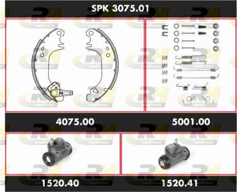 Roadhouse SPK 3075.01 - Jeu de mâchoires de frein cwaw.fr