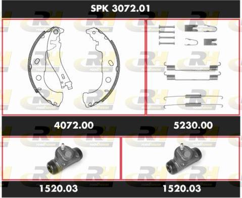 Roadhouse SPK 3072.01 - Jeu de mâchoires de frein cwaw.fr