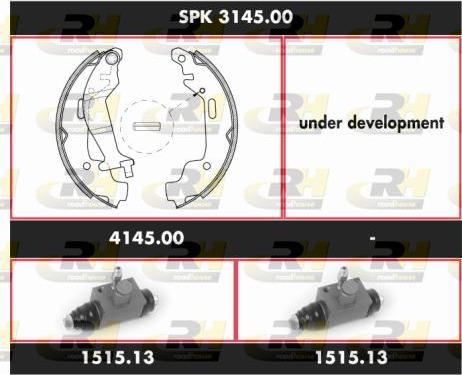 Roadhouse SPK 3145.00 - Jeu de mâchoires de frein cwaw.fr