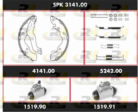 Roadhouse SPK 3141.00 - Jeu de mâchoires de frein cwaw.fr