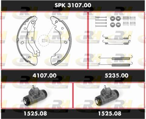 Roadhouse SPK 3107.00 - Jeu de mâchoires de frein cwaw.fr