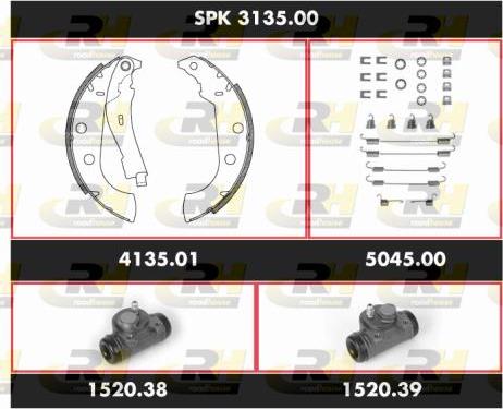 Roadhouse SPK 3135.00 - Jeu de mâchoires de frein cwaw.fr