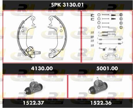 Roadhouse SPK 3130.01 - Jeu de mâchoires de frein cwaw.fr