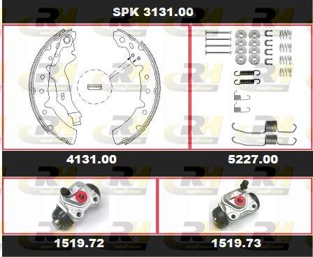 Roadhouse SPK 3131.00 - Jeu de mâchoires de frein cwaw.fr