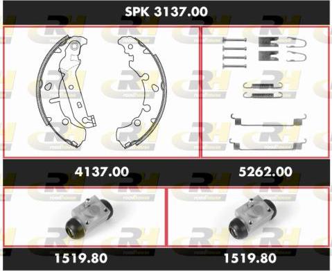 Roadhouse SPK 3137.00 - Jeu de mâchoires de frein cwaw.fr