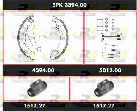 Roadhouse SPK 3394.00 - Jeu de mâchoires de frein cwaw.fr