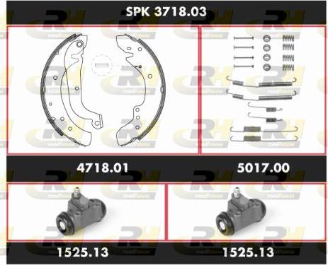 Roadhouse SPK 3718.03 - Jeu de mâchoires de frein cwaw.fr