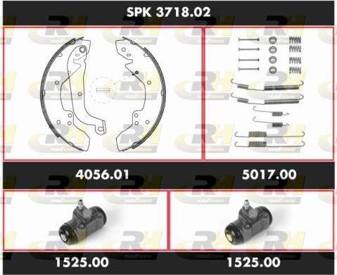 Roadhouse SPK 3718.02 - Jeu de mâchoires de frein cwaw.fr